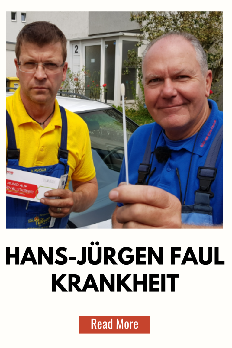 Hans-Jürgen Faul krankheit​