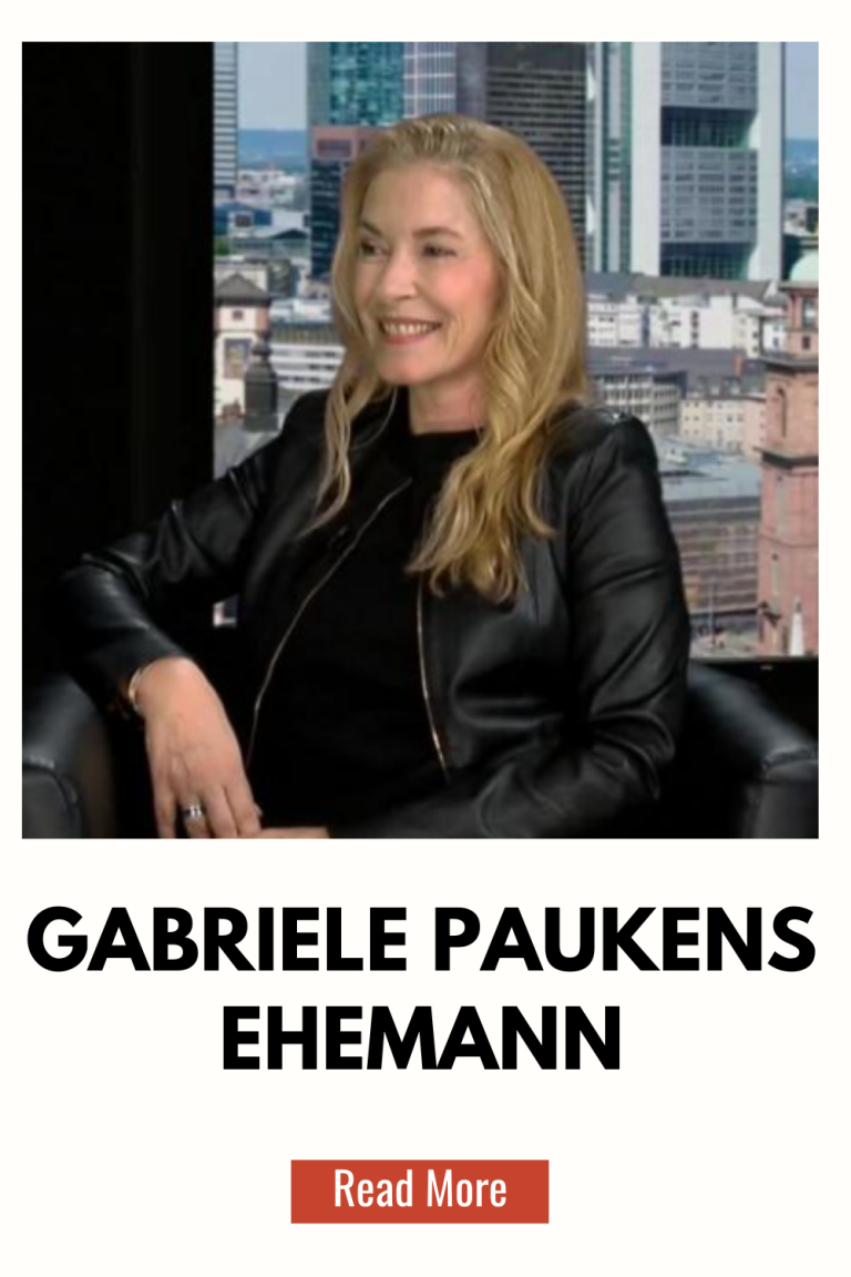 Gabriele Paukens Ehemann