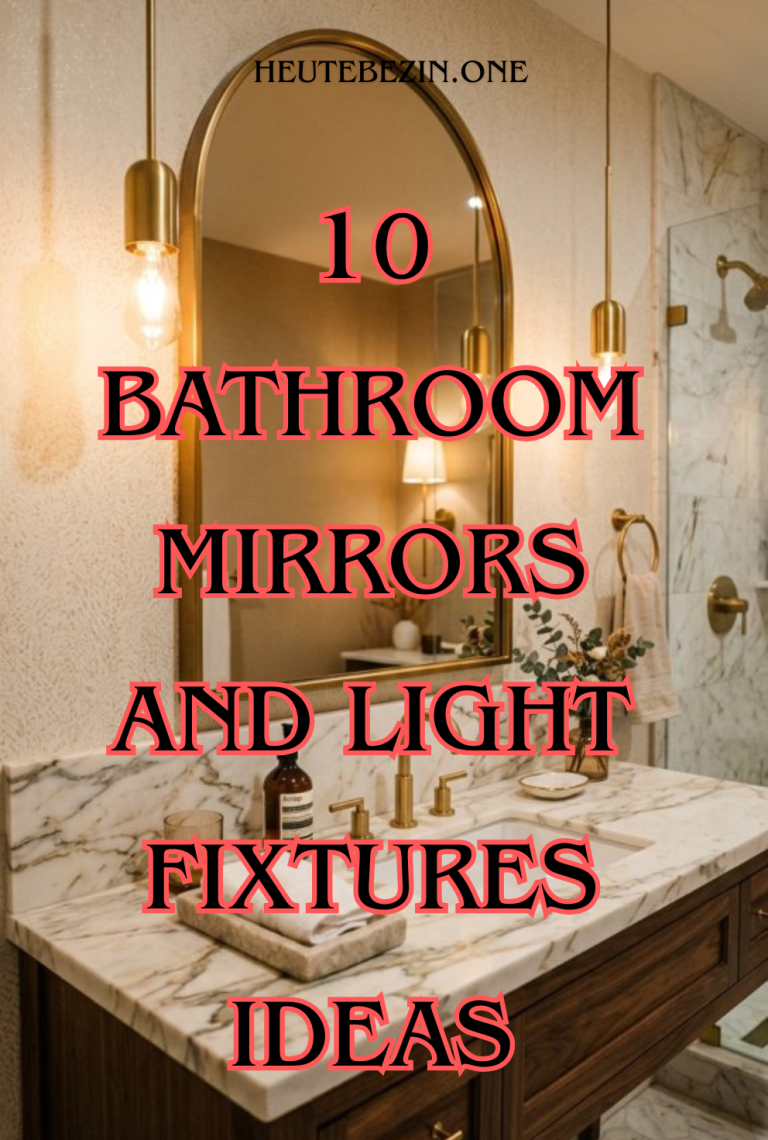 10 Bathroom Mirrors and Light Fixtures Ideas