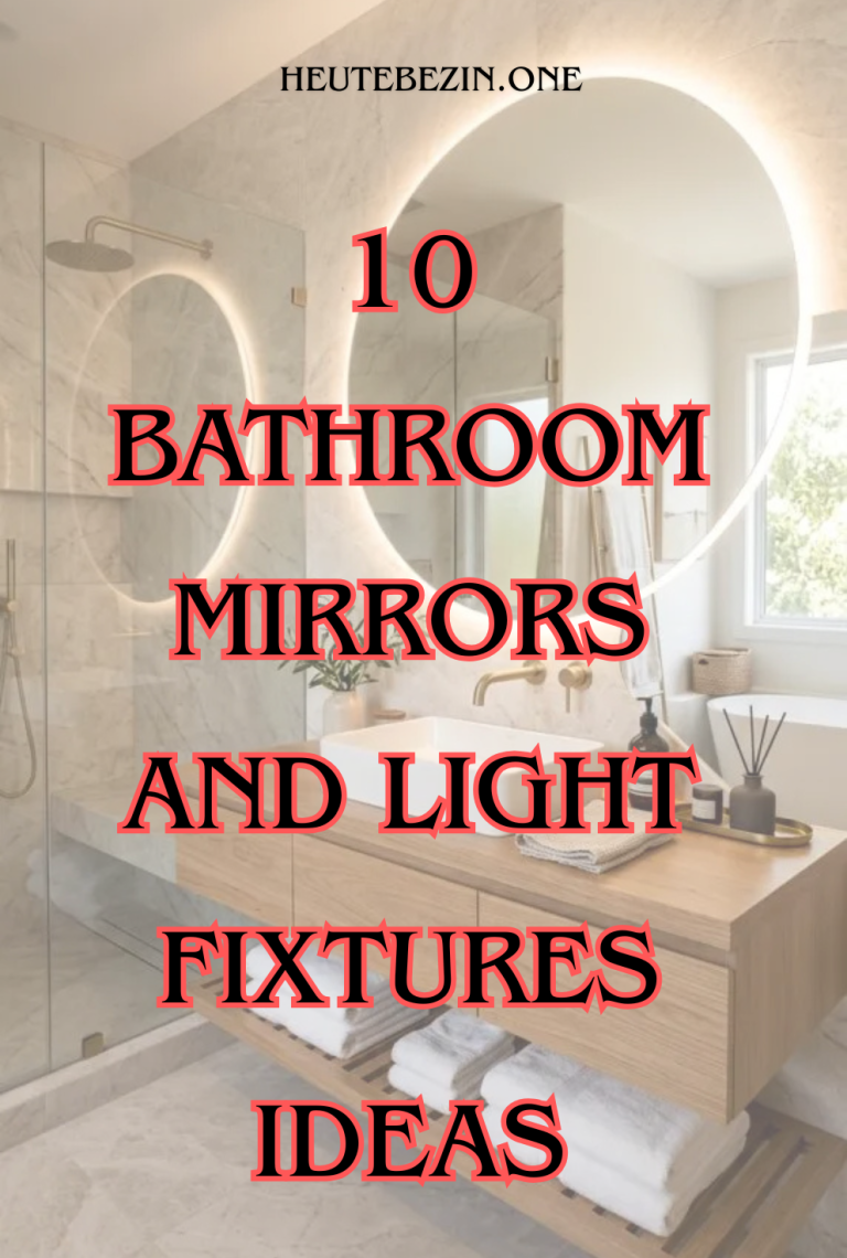 10 Bathroom Mirrors And Light Fixtures Ideas