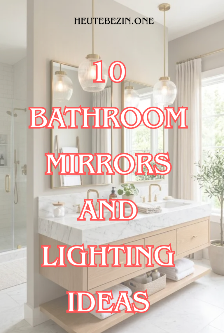 10 Bathroom Mirrors And Lighting Ideas