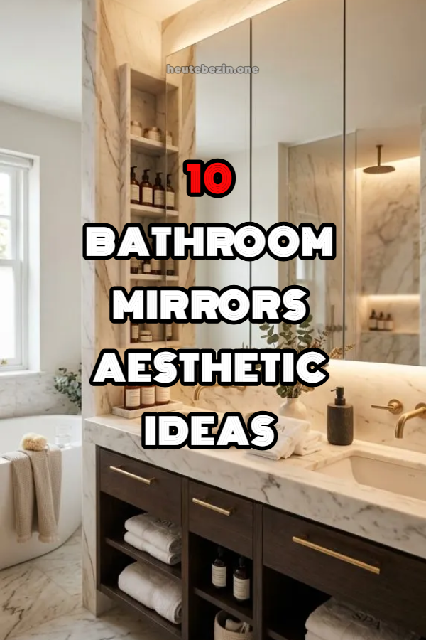 10 Bathroom Mirrors Aesthetic Ideas