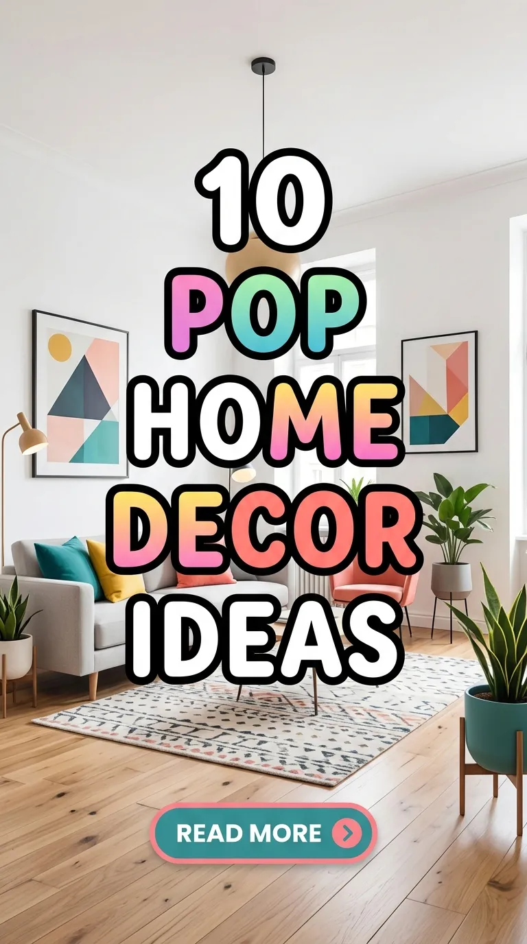 10 POP Home Decor Ideas