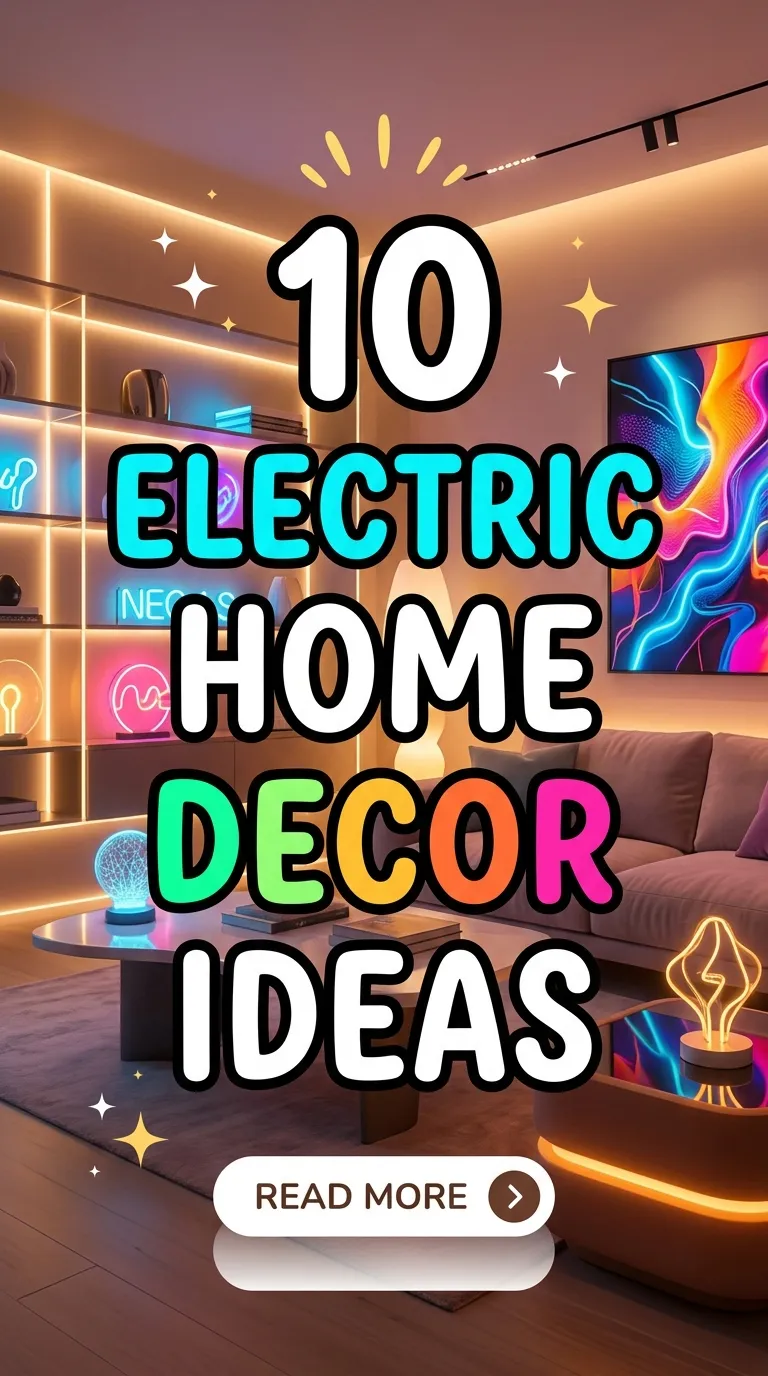 10 Electric Home Decor Ideas