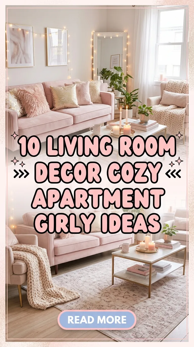 10 Living Room Decor Cozy Apartment Girly Ideas