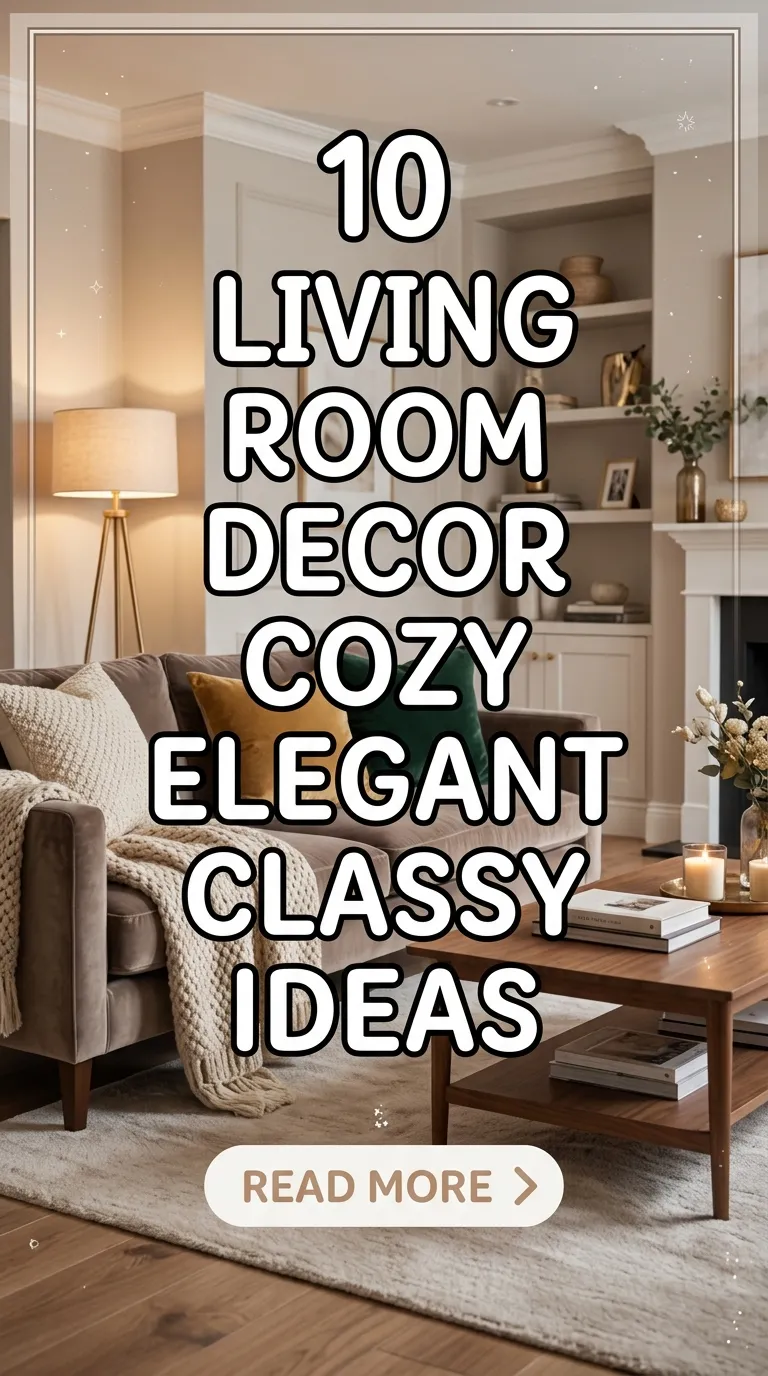 10 Living Room Decor Cozy Elegant Classy Ideas