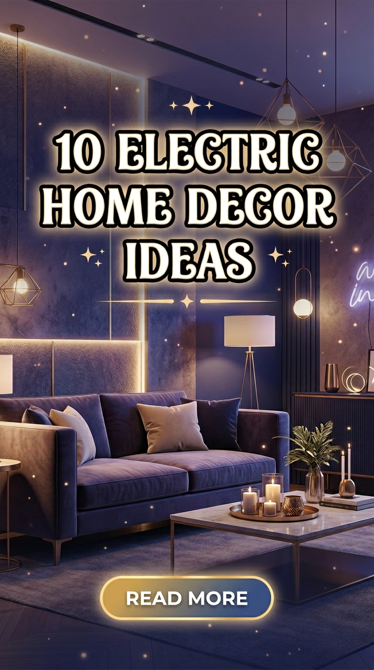 10 Electric Home Decor Ideas