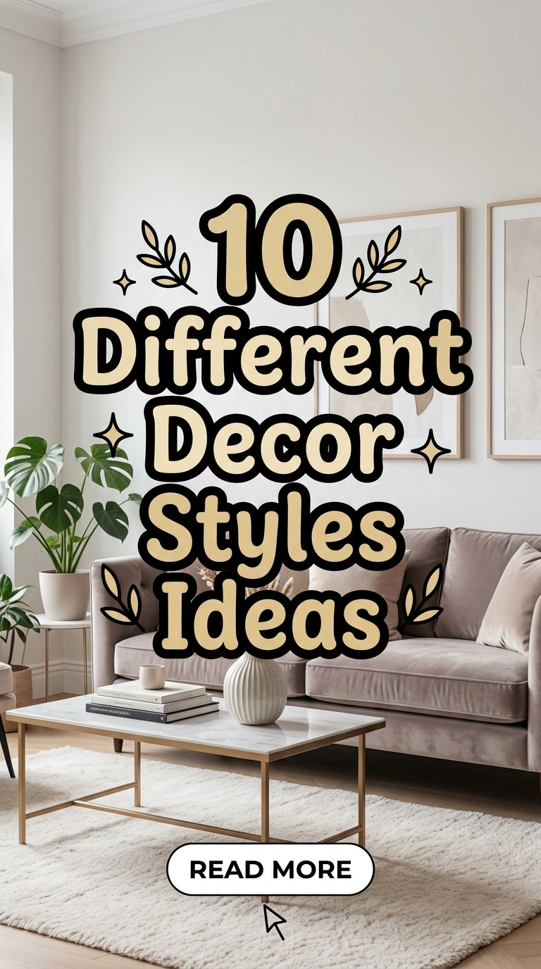 10 Different Decor Styles Ideas