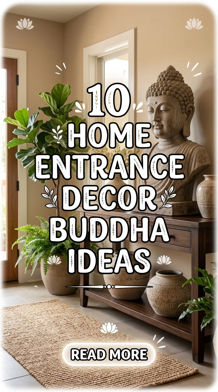 10 Home Entrance Decor Buddha Ideas