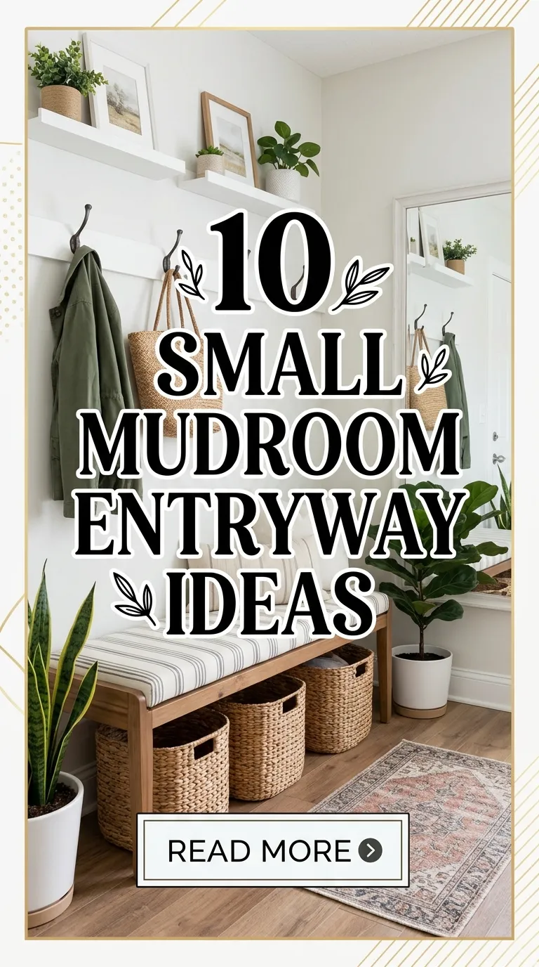 10 Small Mudroom Entryway Ideas