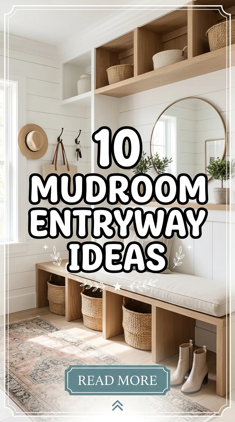 10 Mudroom Entryway Ideas