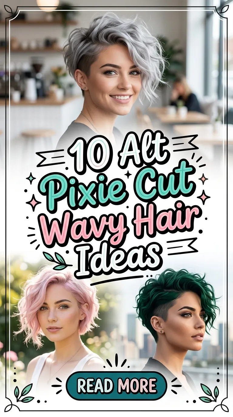 10 Alt Pixie Cut Wavy Hair Ideas