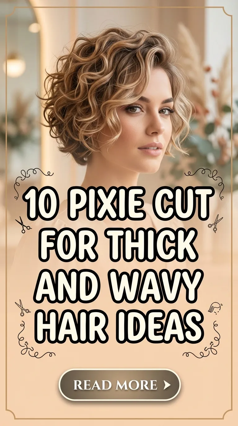 10 Pixie Cut for Thick and Wavy Hair Ideas