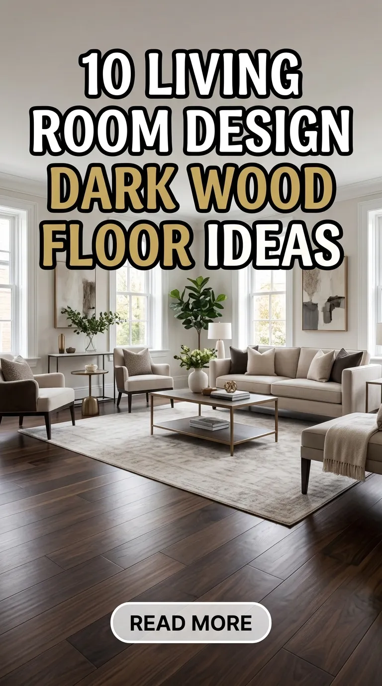 10 Living Room Design Dark Wood Floor Ideas