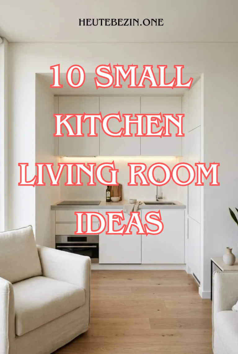 10 Small Kitchen Living Room Ideas