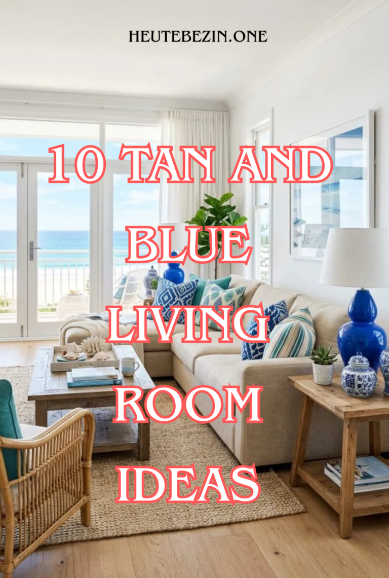 10 Tan And Blue Living Room Ideas