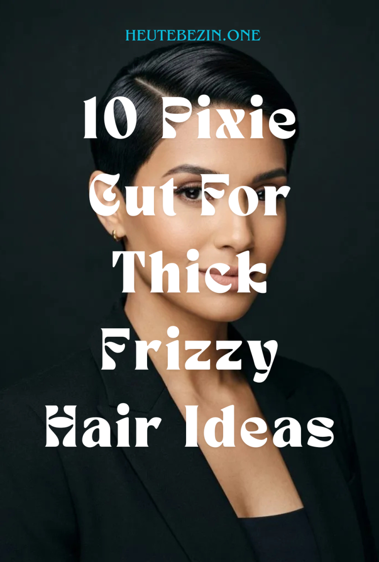 10 Pixie Cut For Thick Frizzy Hair Ideas