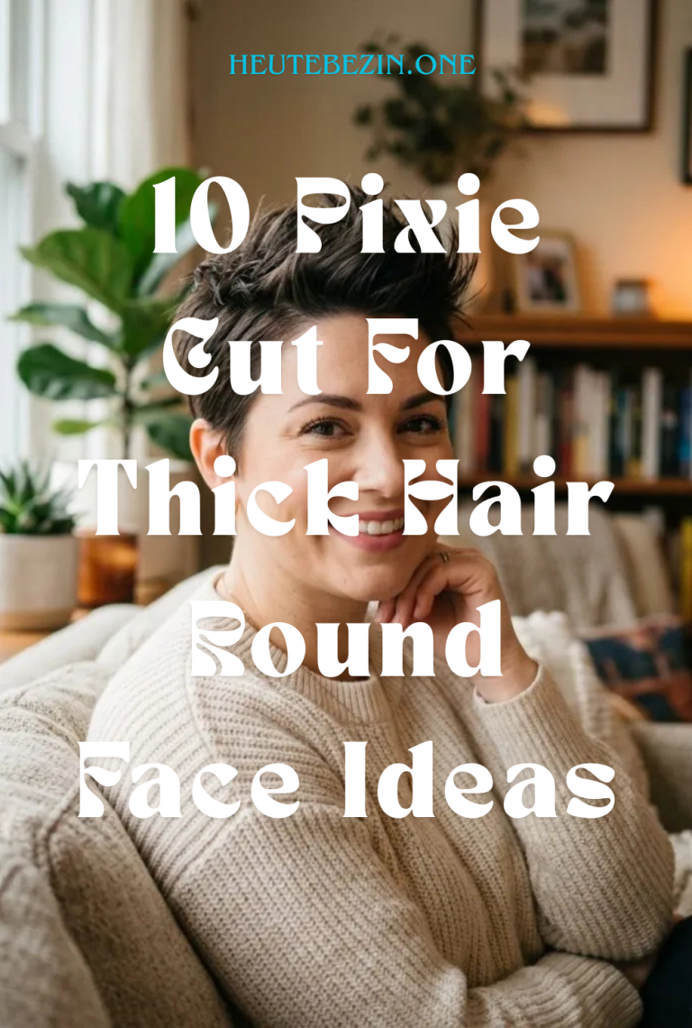 10 Pixie Cut For Thick Hair Round Face Ideas