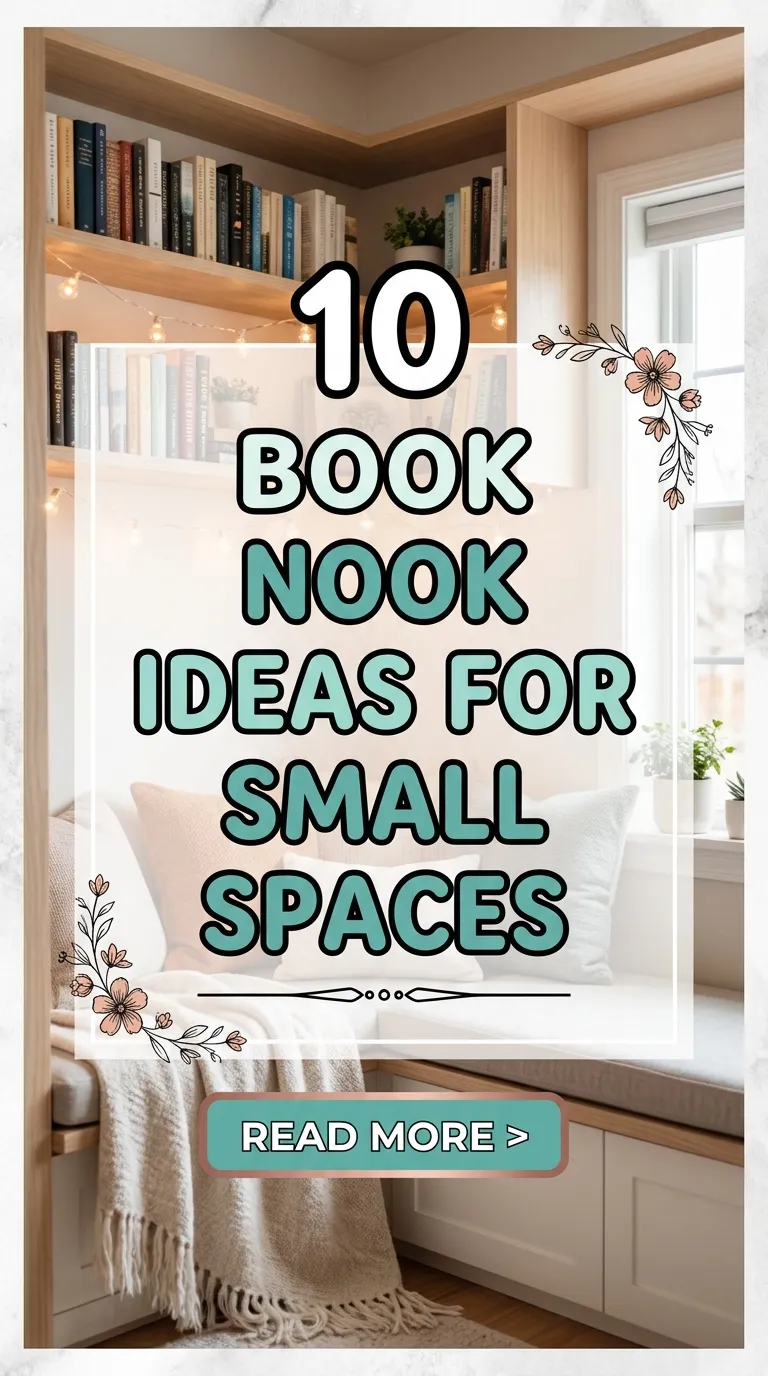 10 Book Nook Ideas For Small Spaces