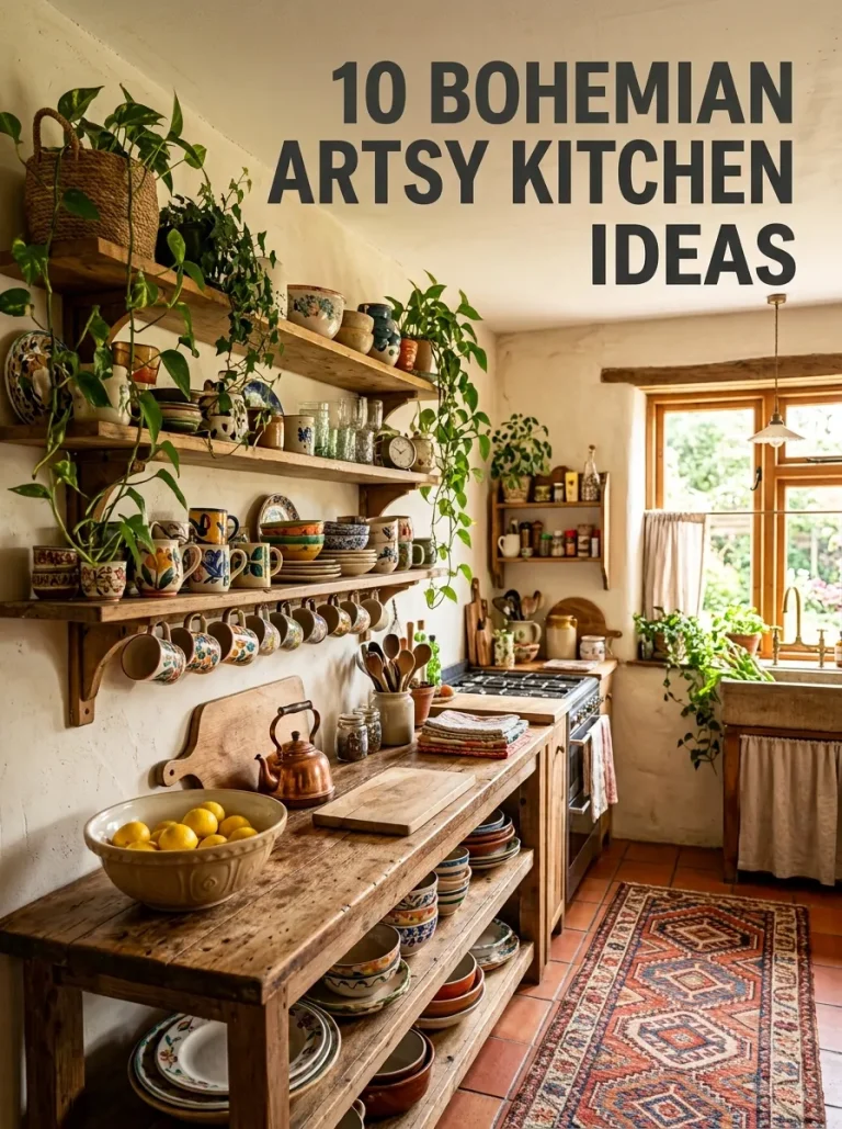 10 Bohemian Artsy Kitchen Ideas