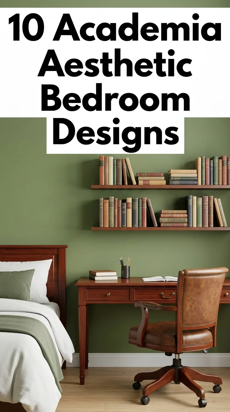 10 Academia Aesthetic Bedroom Ideas