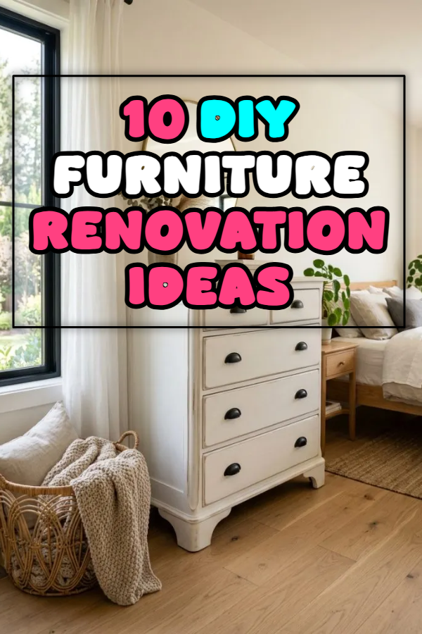 10 DIY Furniture Renovation Ideas