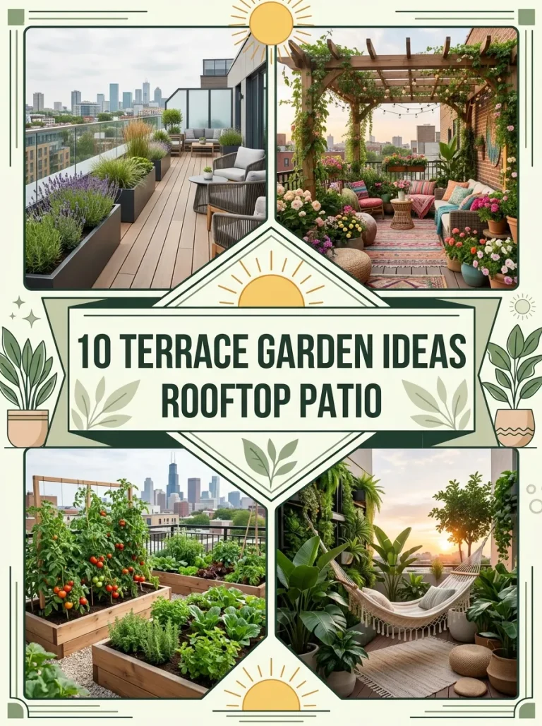 10 Terrace Garden Ideas Rooftop Patio