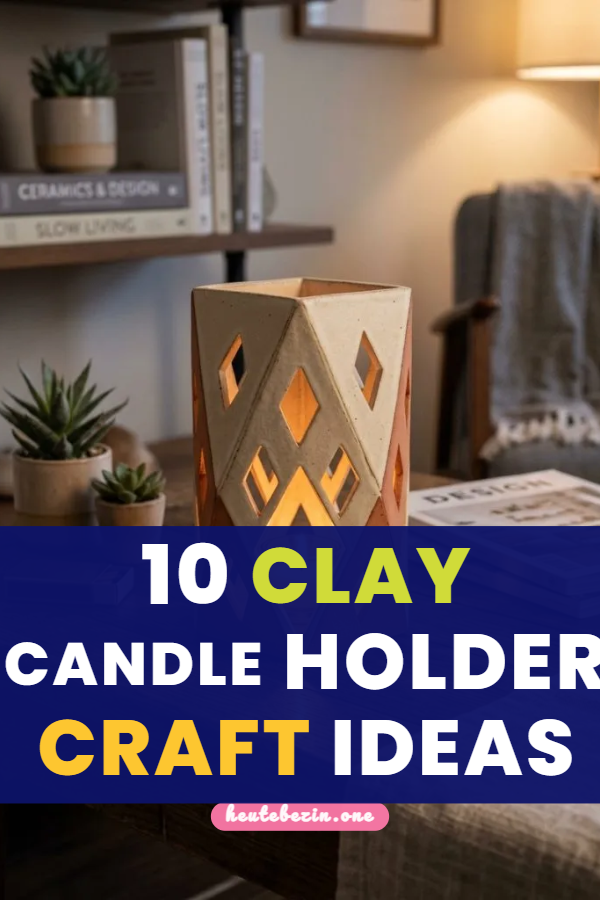 10 Clay Candle Holder Craft Ideas