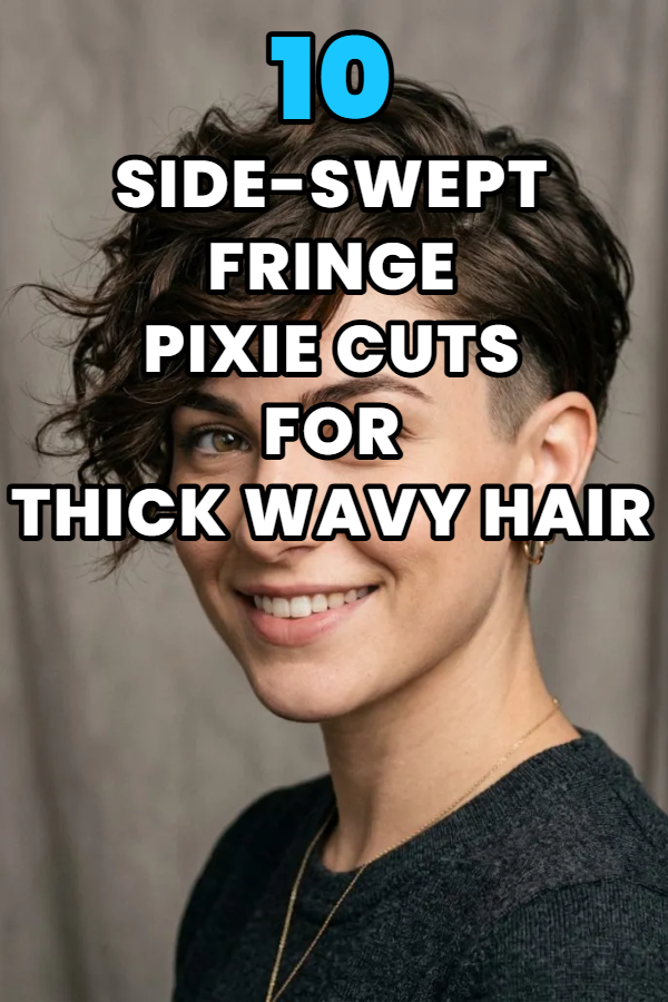 10 Side-Swept Fringe Pixie Cuts for Thick Wavy Hair