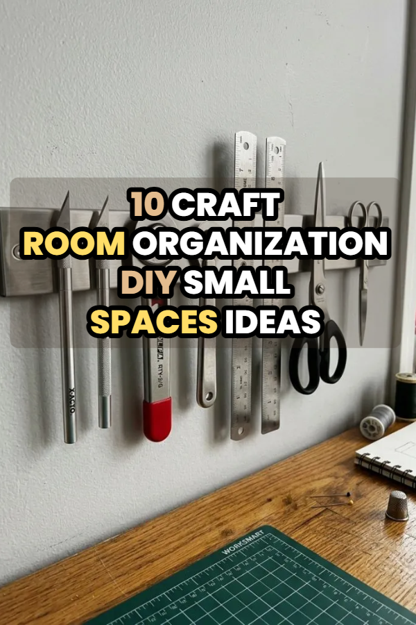 10 Craft Room Organization DIY Small Spaces Ideas