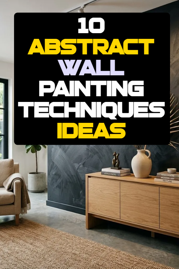 10 Abstract Wall Painting Techniques Ideas