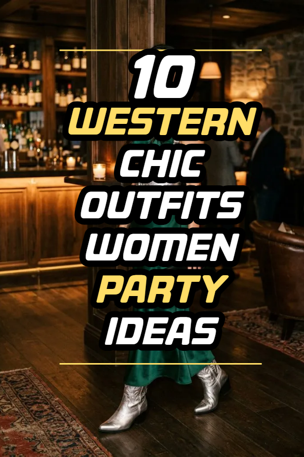 10 Western Chic Outfits Women Party Ideas