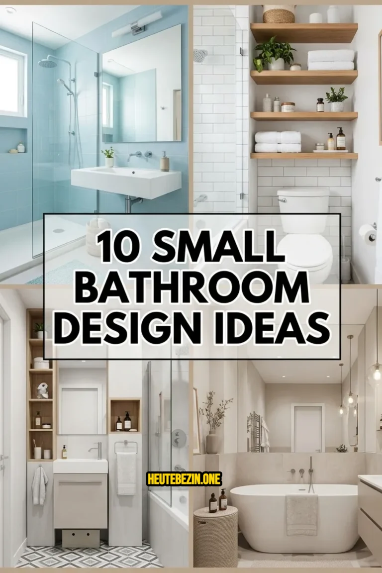 10 Small Bathroom Design Ideas